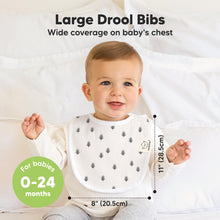 Load image into Gallery viewer, 8-Pack Urban Drool Bibs (Nordic)
