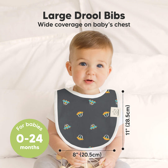 8-Pack Urban Drool Bibs (Cosmo)