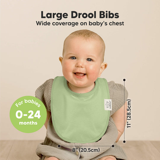 8-Pack Urban Drool Bibs (Dew)
