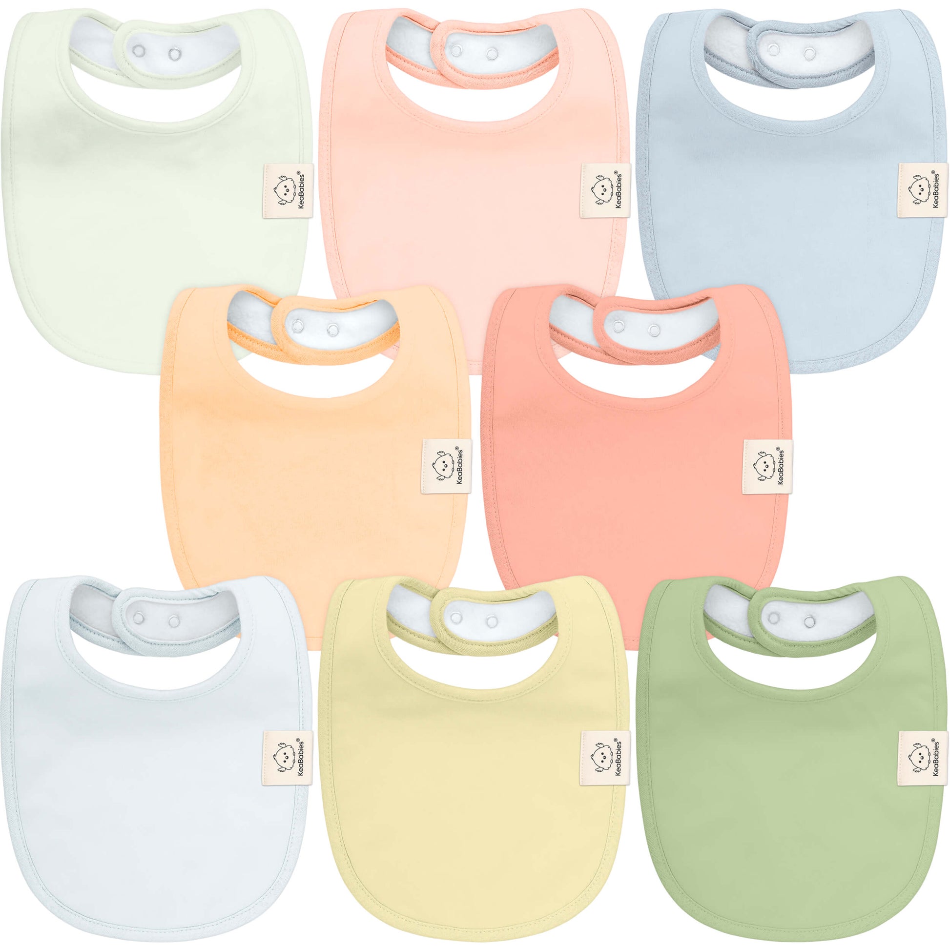8-Pack Urban Drool Bibs 28542749671610