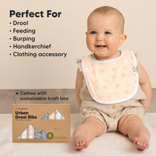 Load image into Gallery viewer, 8-Pack Urban Drool Bibs (Fleur)
