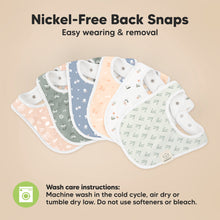 Load image into Gallery viewer, 8-Pack Urban Drool Bibs (Fleur)
