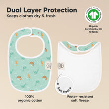 Load image into Gallery viewer, 8-Pack Urban Drool Bibs (Mesozoic)
