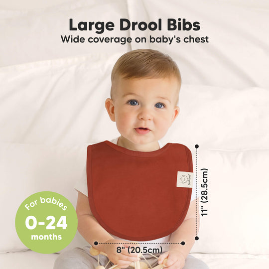 8-Pack Urban Drool Bibs (Sahara)