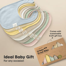 Load image into Gallery viewer, 8-Pack Urban Quin Drool Bibs (Dawn)
