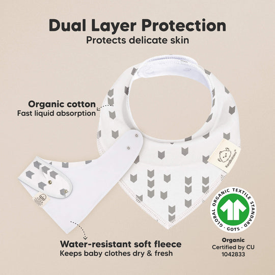 8-Pack Organic Bandana Bibs (Crossroads)