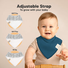 Load image into Gallery viewer, 8-Pack Organic Bandana Bibs (Crossroads)
