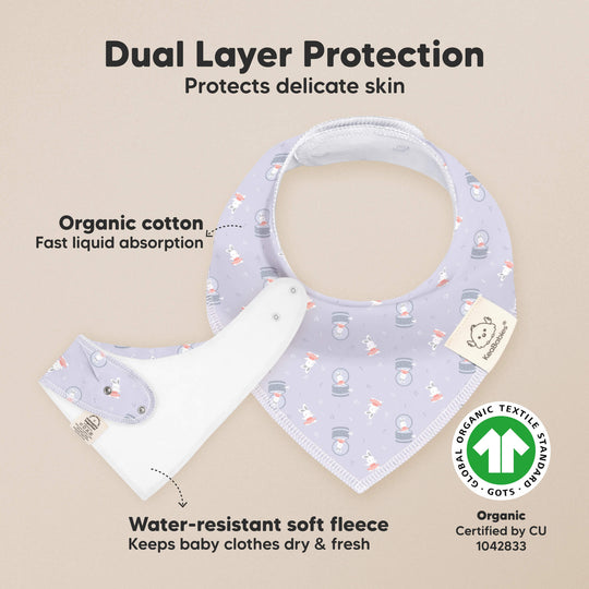 8-Pack Organic Bandana Bibs (Dreamers)