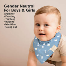 Load image into Gallery viewer, 8-Pack Organic Bandana Bibs (Dreamers)
