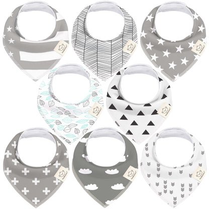 8-Pack Organic Bandana Bibs (Boy) 28833458716858