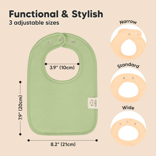 8-Pack Coast Drool Bibs (Dew)