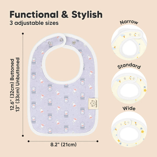 8-Pack Coast Drool Bibs (Dreamers)