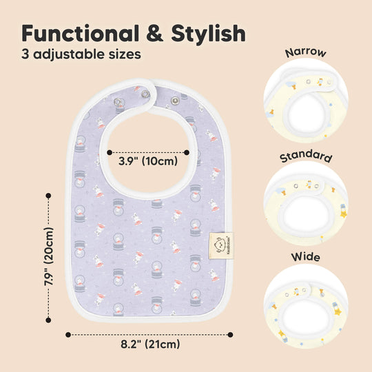 8-Pack Coast Drool Bibs (Dreamers)