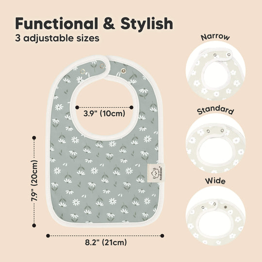 8-Pack Coast Drool Bibs (Fleur)