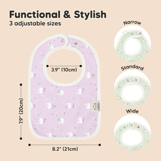 8-Pack Coast Drool Bibs (Lunaris)