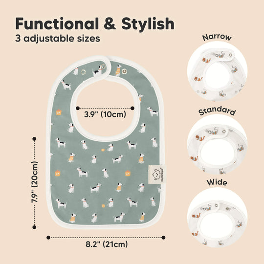 8-Pack Coast Drool Bibs (Pets & Paws)