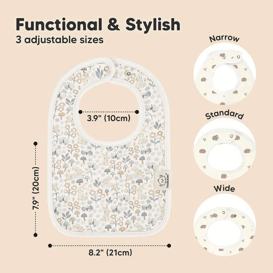 8-Pack Coast Drool Bibs (Prairie)