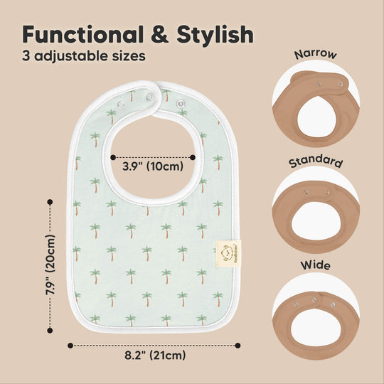 8-Pack Coast Drool Bibs (Roarsome)