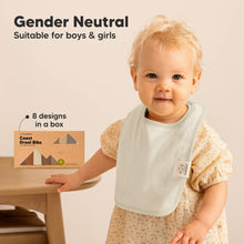 Load image into Gallery viewer, 8-Pack Coast Drool Bibs (Terracotta)
