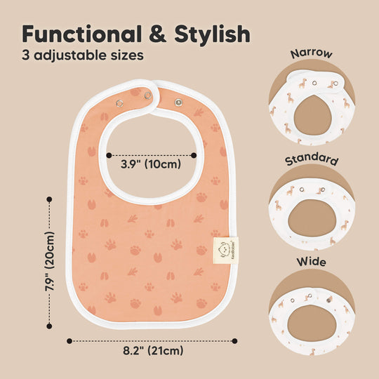 8-Pack Coast Drool Bibs (Wilderness)