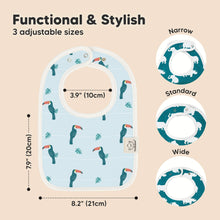 Load image into Gallery viewer, 8-Pack Coast Drool Bibs (Wildscape)
