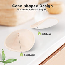 Load image into Gallery viewer, Cone-shaped Design - Sits perfectly in nursing bra. Contoured, Soft Edge
