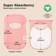 Load image into Gallery viewer, 8-Pack Hallo Drool Bibs (Dahlia)
