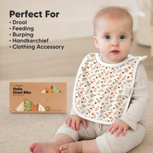 Load image into Gallery viewer, 8-Pack Hallo Drool Bibs (Fall Spores)
