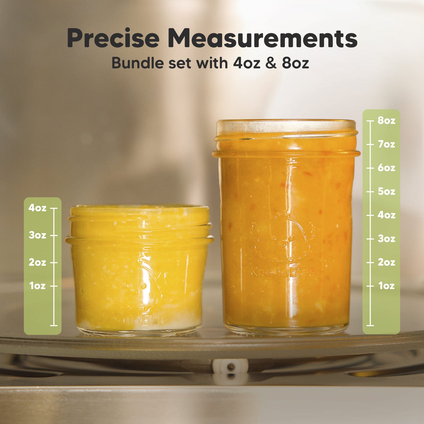Precise Measurements for prep portions. Bundle set with 4oz to 8 oz. 27735943250106
