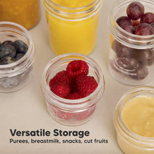 Load image into Gallery viewer, 8-Pack Prep Jars Food Glass Containers (Roseate)
