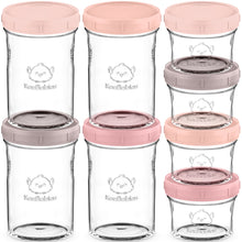 Load image into Gallery viewer, 8-Pack Prep Jars Food Glass Containers
