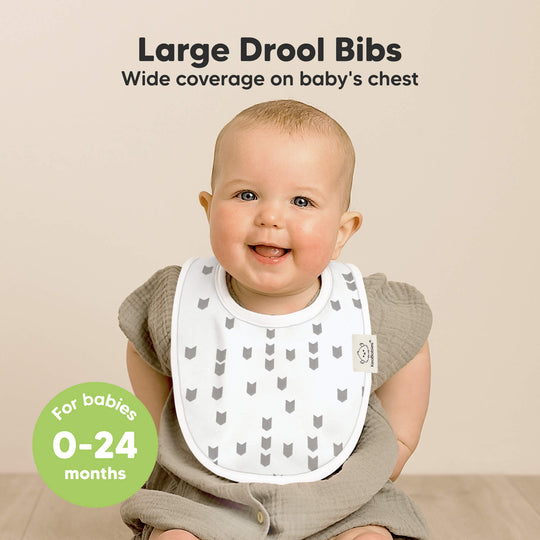8-Pack Urban Drool Bibs (Crossroads)