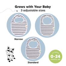 Load image into Gallery viewer, 8-Pack Urban Drool Bibs (Grayscape)
