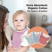 Load image into Gallery viewer, 8-Pack Urban Drool Bibs (Muted Pastel)
