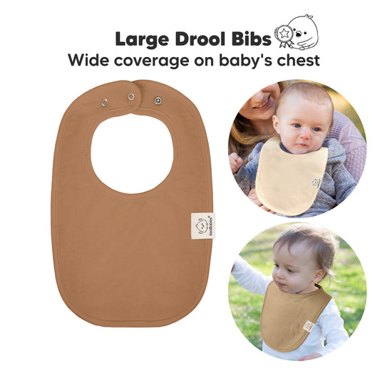 8-Pack Urban Drool Bibs (Terracotta)