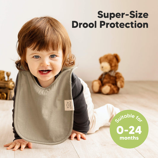 Super-Size Drool Protection, suitable for 0–24 months.
-on-hover