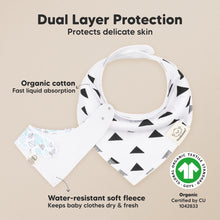 Load image into Gallery viewer, 8-Pack Organic Bandana Bibs (Boy)
