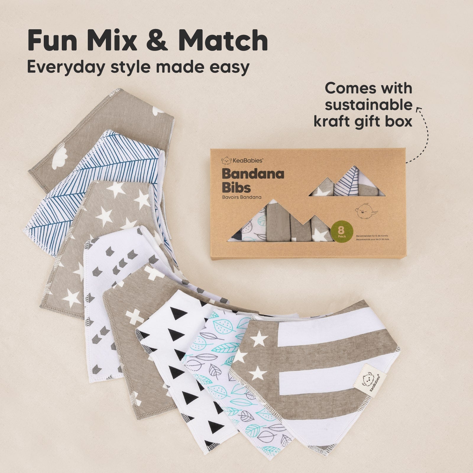 Fun Mix & Match, comes with sustainable kraft gift box.
 25595096039610