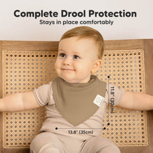 Load image into Gallery viewer, 8-Pack Organic Bandana Bibs (Terracotta)
