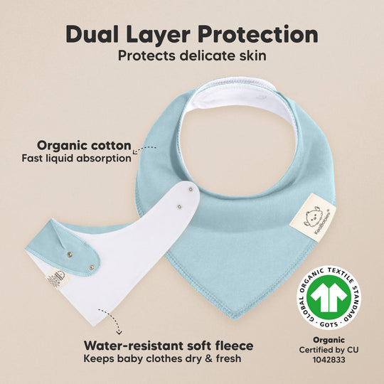 8-Pack Organic Bandana Bibs (Dawn)