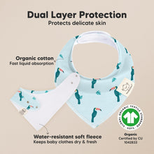 Load image into Gallery viewer, 8-Pack Organic Bandana Bibs (Wildscape)
