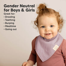 Load image into Gallery viewer, 8-Pack Organic Bandana Bibs (Muted Pastel)
