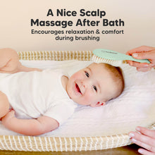 Load image into Gallery viewer, Baby Hair Brush (Sage, Oval)
