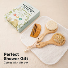 Load image into Gallery viewer, Baby Round Hair Brush and Comb Set
