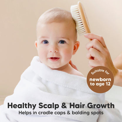 Healthy Scalp & Hair Growth - Helps in cradle caps & balding spots (Suitable for newborn to age 12)
 26033091182778