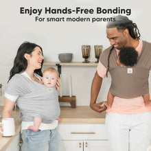 Load image into Gallery viewer, KeaBabies Original Wrap Carrier (Light Heather)
