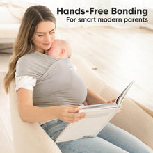 Load image into Gallery viewer, KeaBabies Original Wrap Carrier (Stone Gray)
