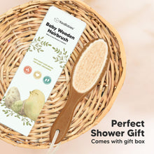 Load image into Gallery viewer, Baby Hair Brush (Dark Walnut, Oval)
