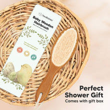 Load image into Gallery viewer, Baby Hair Brush (Golden Oak, Oval)
