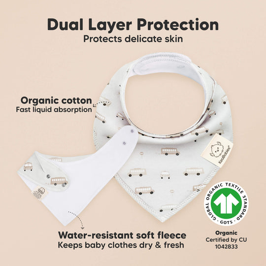 8-Pack Organic Bandana Bibs (Vessels)